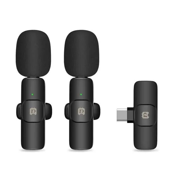 Puluz Trådlösa Lavalier Mikrofoner med USB-C-mottagare