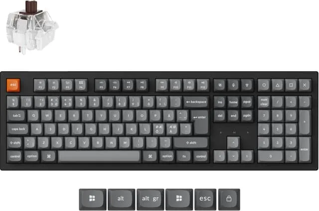 Keychron K10 MAX Wireless - Brown