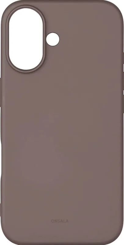 Onsala iPhone 16 Silikonskal (choklad)