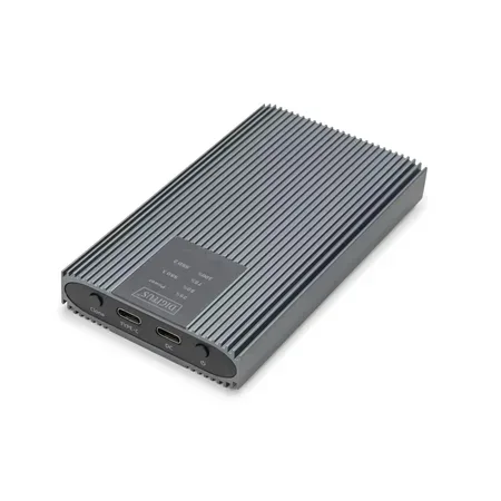 DIGITUS - förvaringslåda - 20 Gbps, klonfunktion, aluminium, verktygslös - M.2 NVMe Card