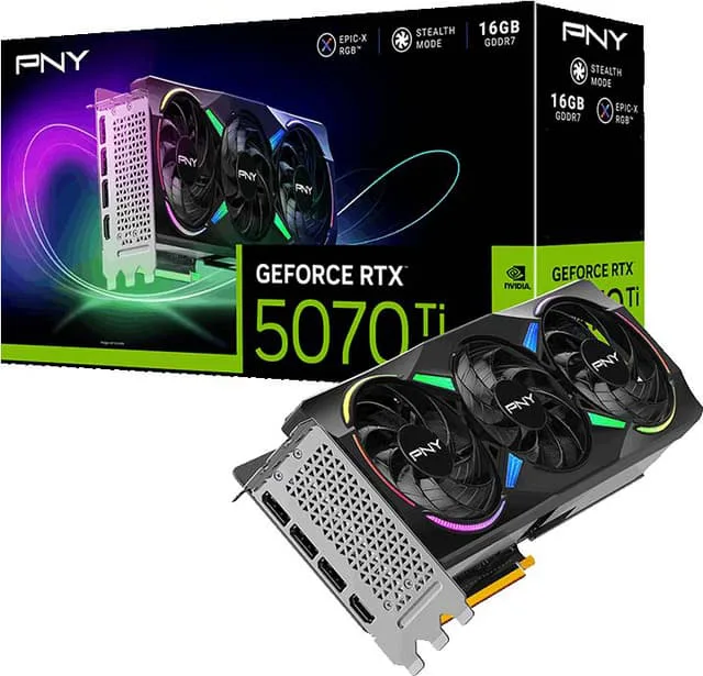 PNY GeForce RTX 5070 Ti 16GB ARGB 3X OC