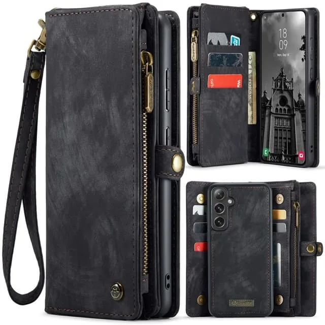 CaseMe Samsung S25 008 BIg Wallet 2in1 Magnet Plånboksfodral