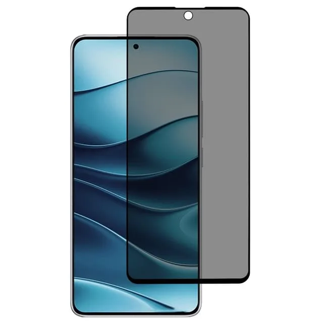 Skalo Xiaomi Redmi Note 14 5G Privacy Skärmskydd Härdat Glas