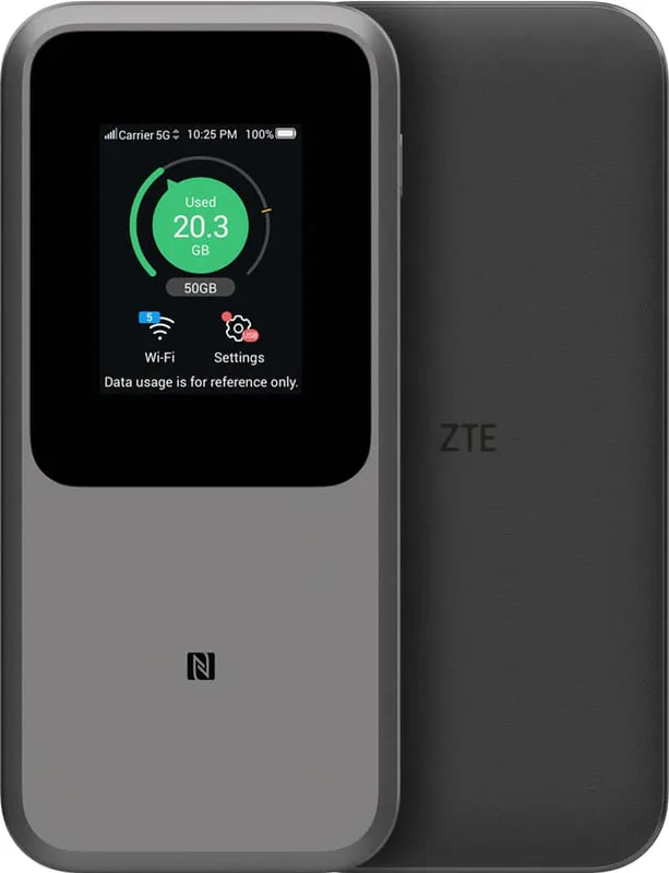 ZTE MU5120 - trådlös router - WWAN - LTE, Wi-Fi 6, NFC - 4G, 5G