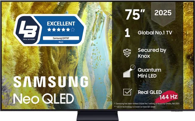 Samsung 75” QN77F Neo QLED 4K Edge MiniLED Smart TV