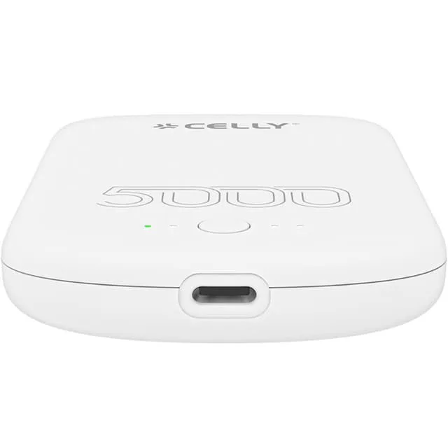 Celly MAGPB5000PRO PowerBank 10W MagSafe Trådlös laddning