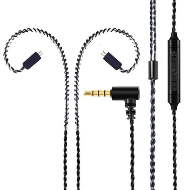 CaseOnline Ljudkabel med mikrofon 0.78mm 2pin Universal