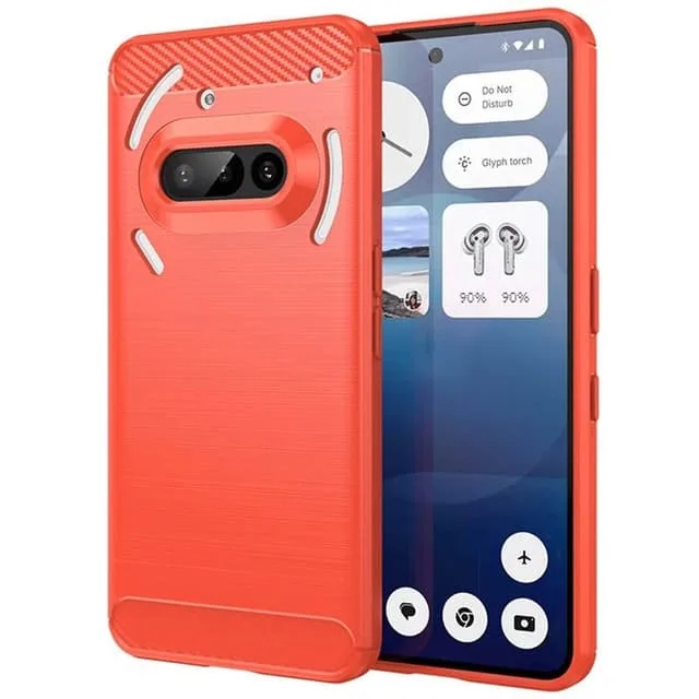 CaseOnline Borstat silikon skal Nothing Phone 3a