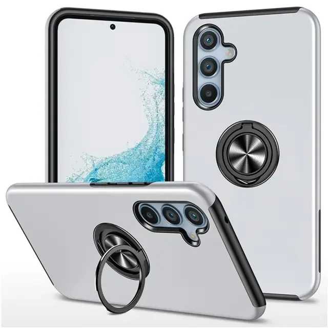 MTK Samsung Galaxy S25 / S24 Hybrid skal med Finger Ring