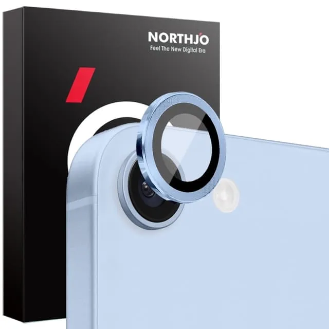 SKALO iPhone 16e NORTHJO Kameraskydd Metallring