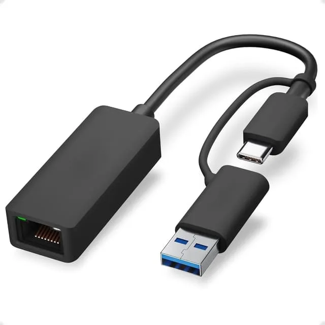 Nördic Nätverksadapter USB-A och USB-C 3.0 till