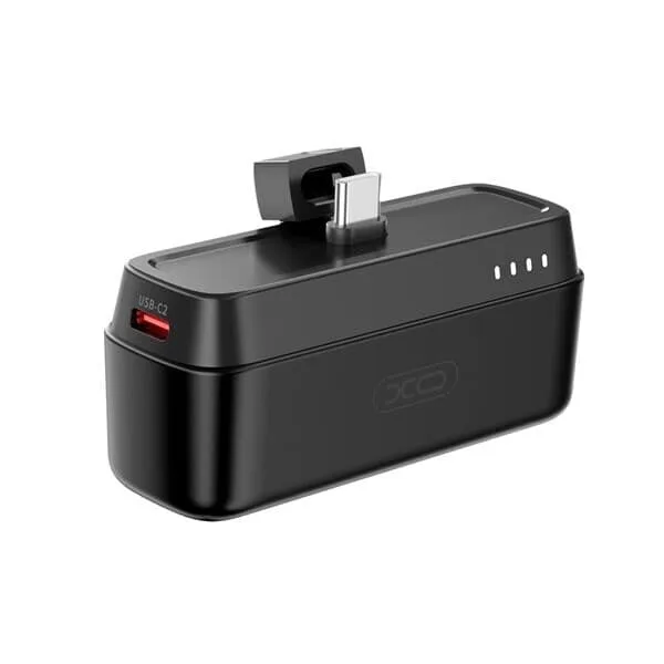Xo Mini Powerbank 20W 5000 mAh med USB-C-kontakt