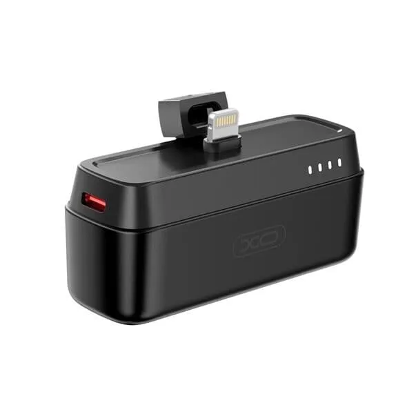 Xo Mini Powerbank 20W 5000 mAh med Lightning-kontakt