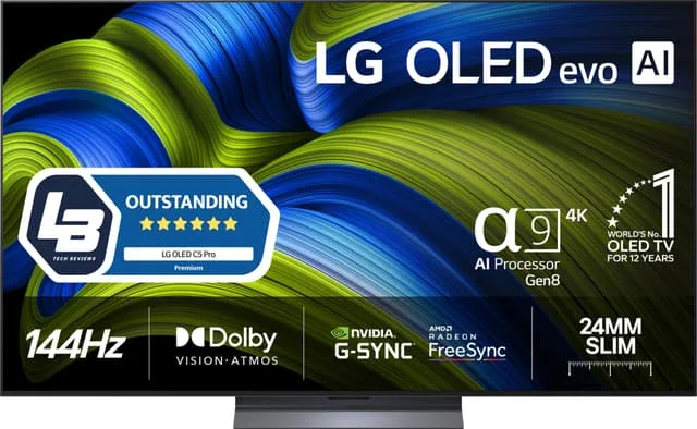LG 77" C5 Pro 4K OLED evo TV
