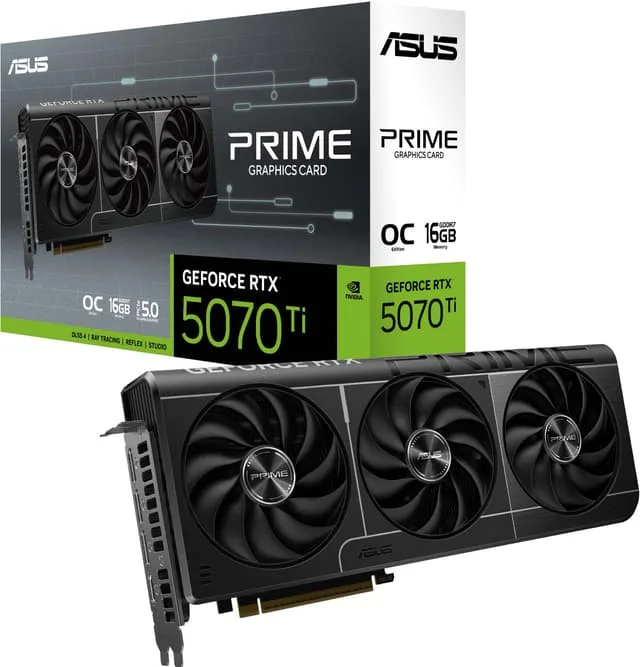 ASUS Prime OC GeForce RTX 5070 Ti