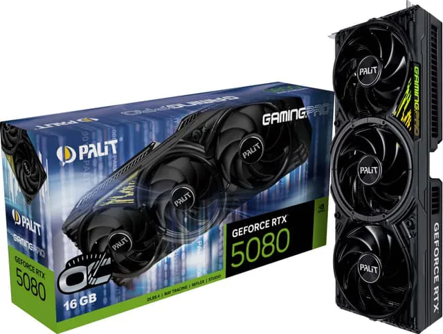 Palit GeForce RTX 5080 GamingPro OC Grafikkort