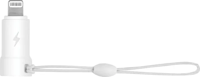 Sandstrøm USB-C- till Lightning kabeladapter (vit)