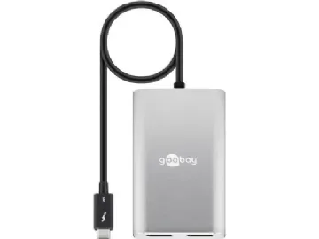Goobay 55226 Thunderbolt 3 Usb-C > 2 X Displayport Adapter Mirrors Content
