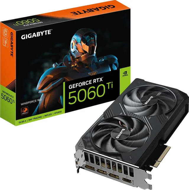 Gigabyte GeForce RTX 5060 Ti WINDFORCE 16 GB GDDR7