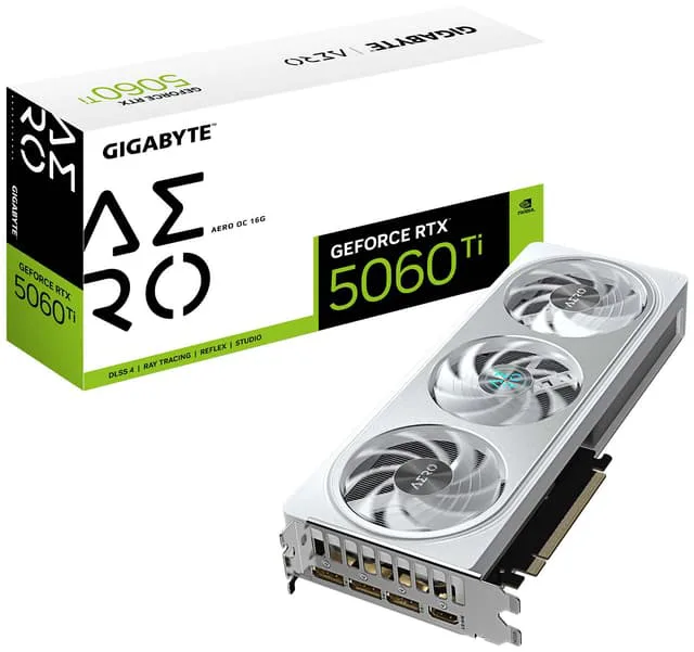 Gigabyte GeForce RTX 5060 Ti AERO OC