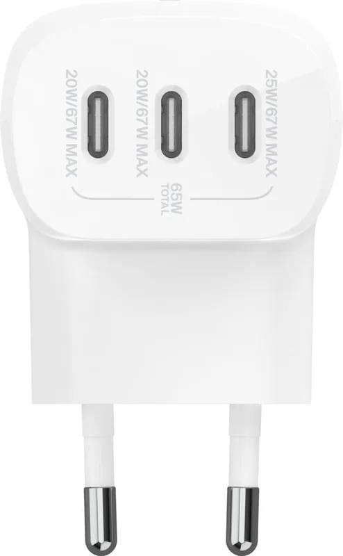 Belkin BoostCharge 3-Port USB-C laddare