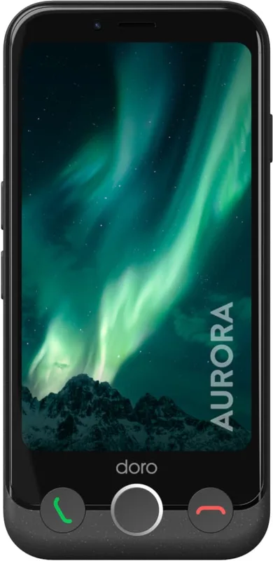 Doro Smartphone 4G Aurora A11 Grafit-grå