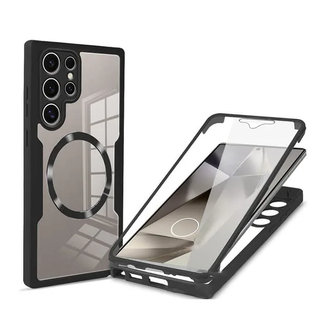 INF Fulltäckande magnetiskt skal & filmintegrerat telefonskal