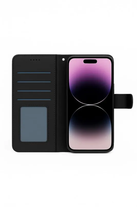 Snapcase Leather wallet 4 card Iphone 16E/15/14/13