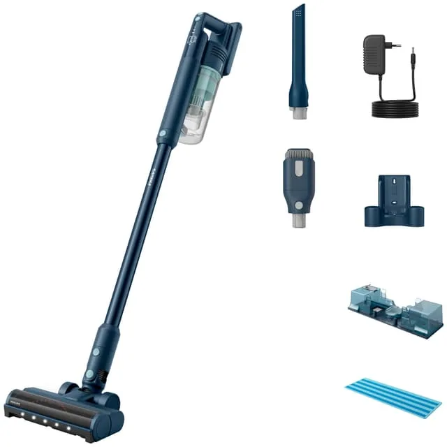 Philips 5000-serien sladdlös skaftdammsugare XC5041/01 (blå)