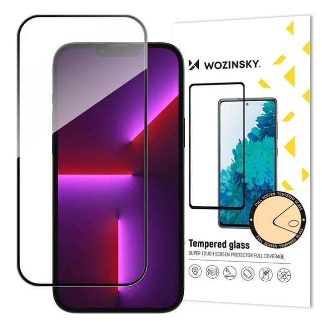 Wozinsky iPhone 15 Pro Max Härdat Glas Skärmskydd Full Glue