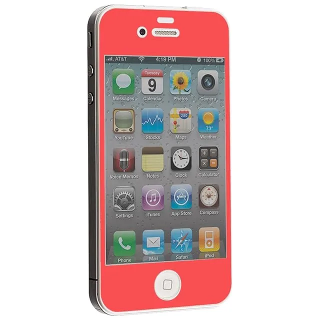 OEM Colored Härdat Glas Skärmskydd till Apple