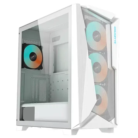 GIGABYTE C301 GLASS MID TOWER CASE WHITE