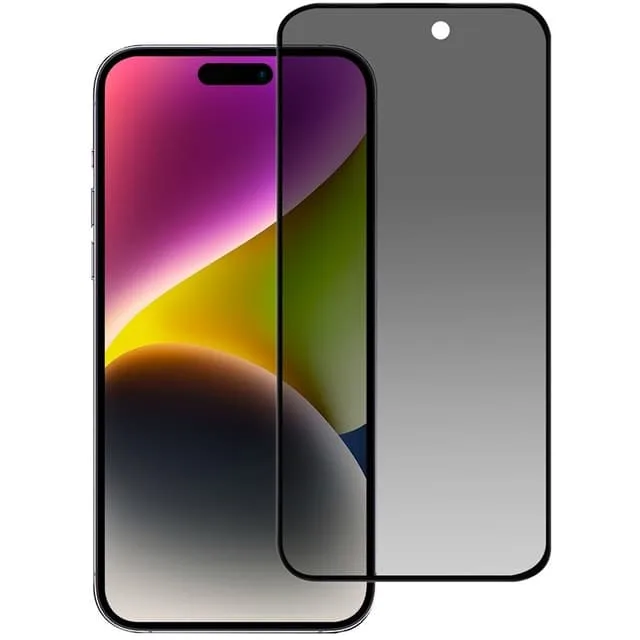 Boom of Sweden BOOM [1-Pack] iPhone 15 Plus Härdat Glas Skärmskydd Privacy