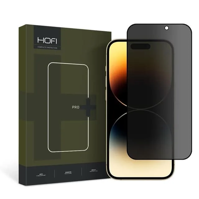 HOFI iPhone 15 Härdat Glas Skärmskydd Anti