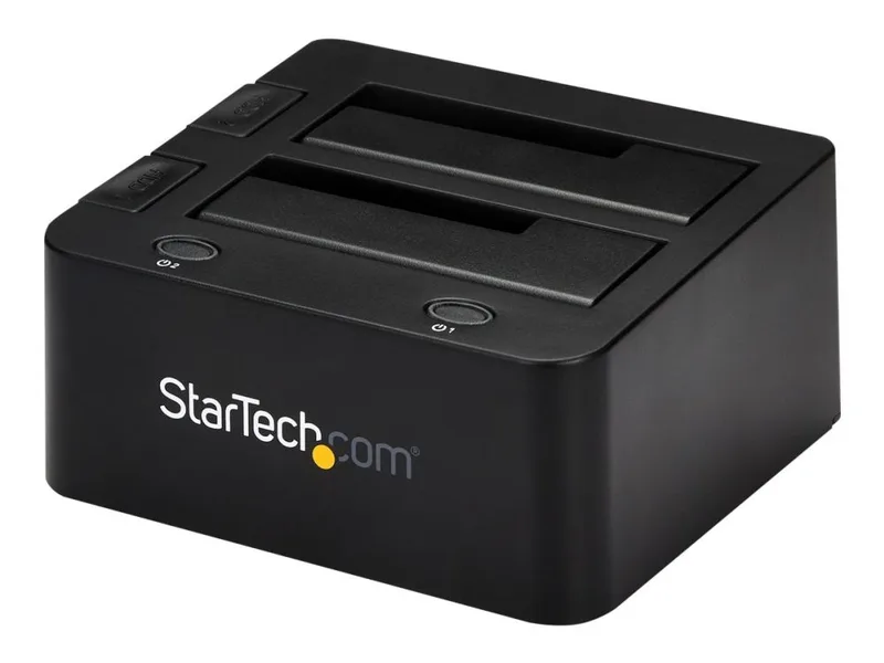 StarTech.com Dual-Bay USB 3.0 to SATA and IDE Hard Drive Docking Station, USB Hard Drive Dock, External 2.53.5 SATA III and IDE (40 pin) SSDHDD Doc...