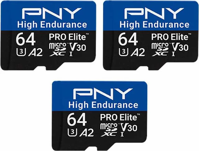 PNY PRO Elite High Endurance microSD-kort 64 GB