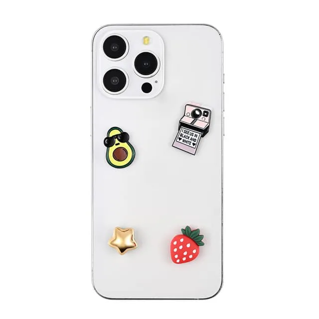 Onsala Charms Pimp Your Phone Metall och Plast 4-Pack