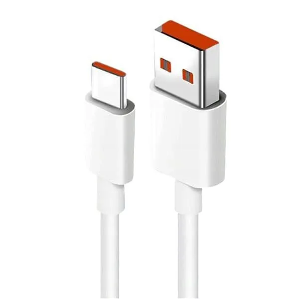 Xiaomi USB till USB-C kabel – 1 meter med 6A snabbladdning