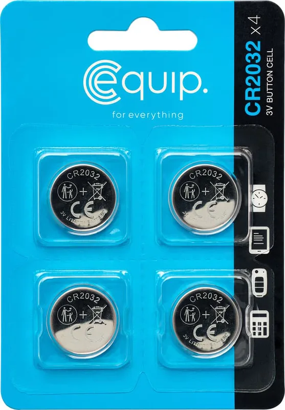 Equip CR2032 batterier (4-pack)