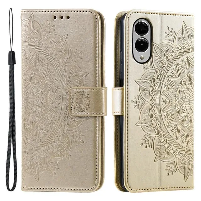 Skalo Samsung S25 Edge Mandala Plånboksfodral