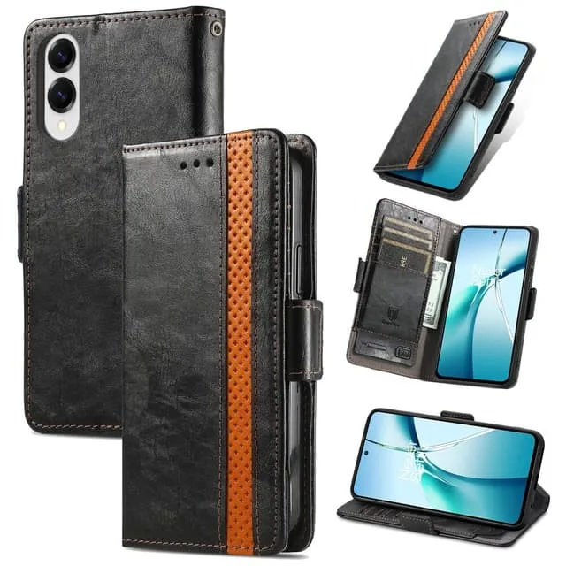 Skalo Samsung S25 Edge CASENEO 002 Premium Plånboksfodral