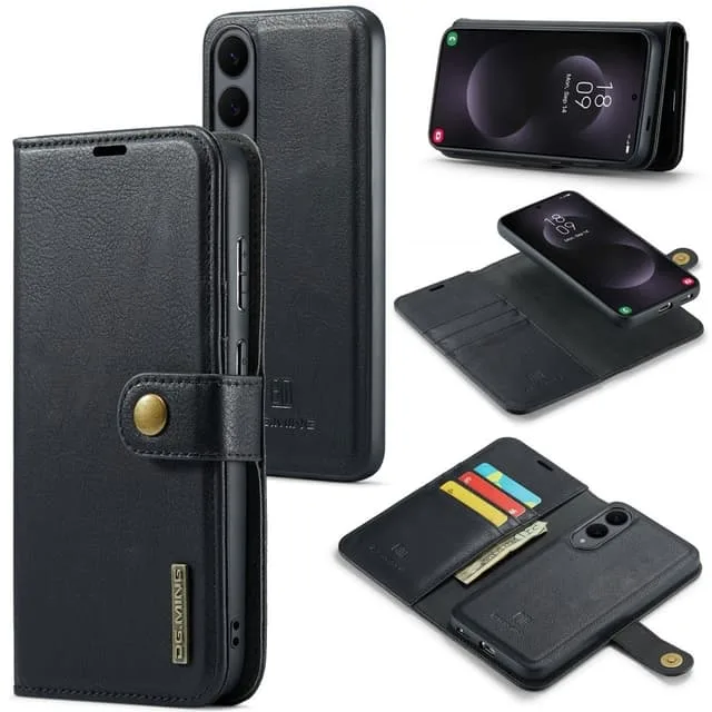 DG Ming Samsung S25 Edge 2-i-1 Magnet Plånboksfodral