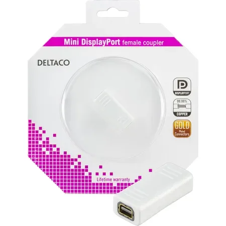 DELTACO DisplayPort-könsbytare