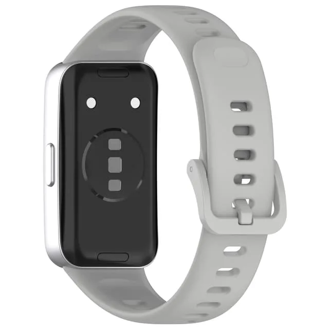 Officiellt silikonarmband för Huawei Band 10/9/8 Grå
