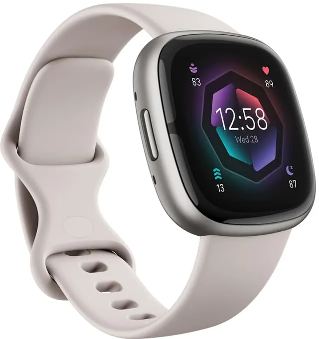 Fitbit Sense 2, Vit/Platinum