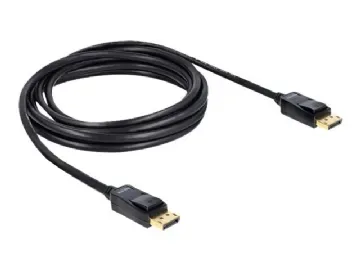 Delock - DisplayPort-kabel - DisplayPort (hane) till DisplayPort (hane) - 3 m - svart