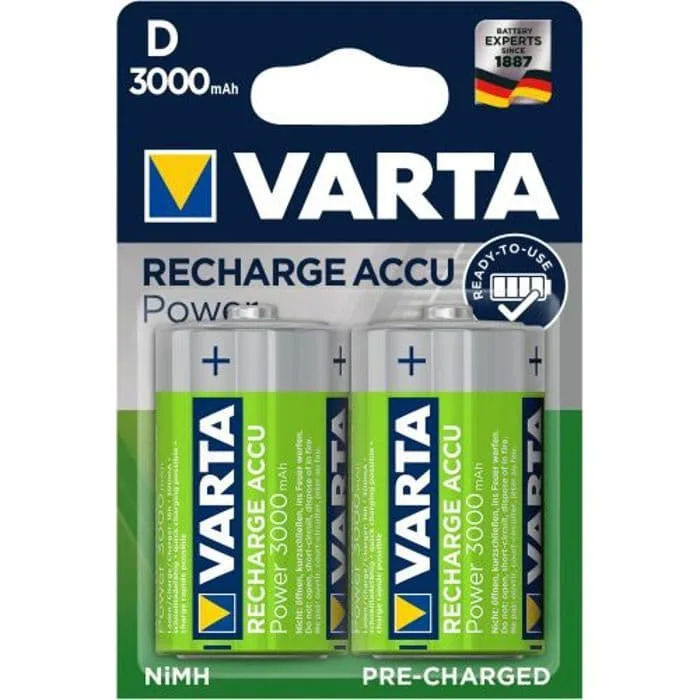 2x1,2 V Ni-MH-batterier