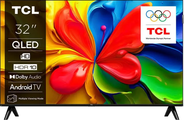TCL 32" S4K HD Ready QLED TV