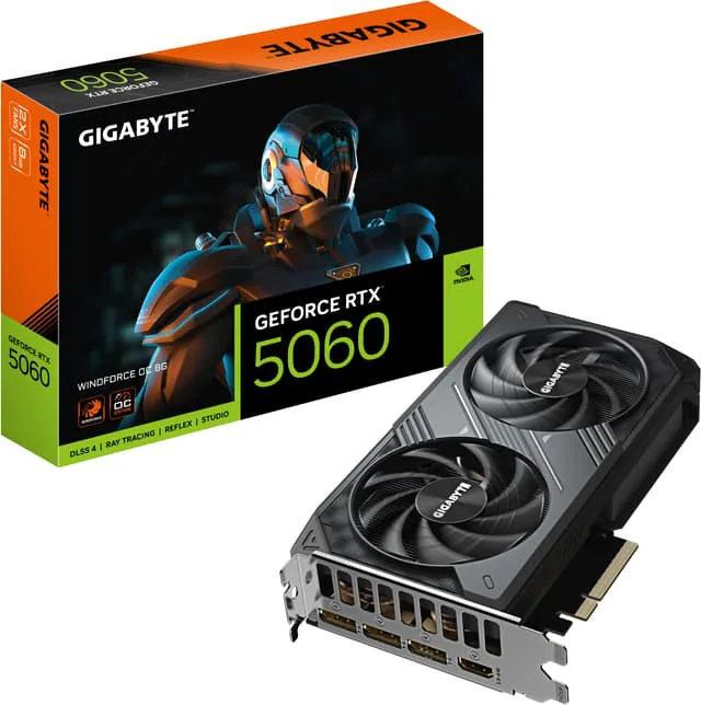 Gigabyte GeForce RTX 5060 WINDFORCE OC 8 GB