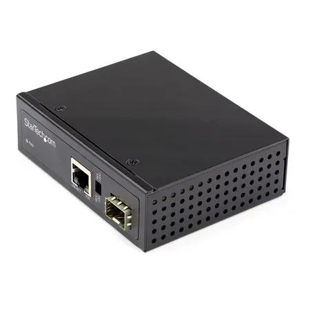 StarTech.com PoE+ industriell fiber till Ethernet-mediakonverterare 60 W